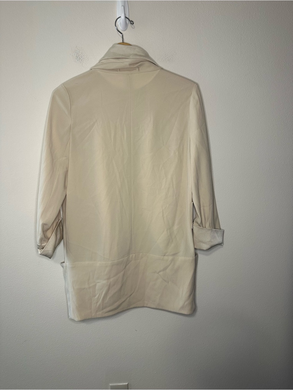 NWT Aritzia wilfred chevalier blazer cool beige office preppy minimalist sz 10 - Picture 4 of 7